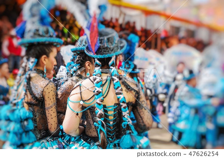 Dancers at Oruro Carnival in Bolivia. Dancers at Oruro Carnival in Bolivia. 47626254