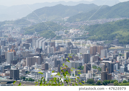 從Ushidan-yama觀看廣島市西區 47628979