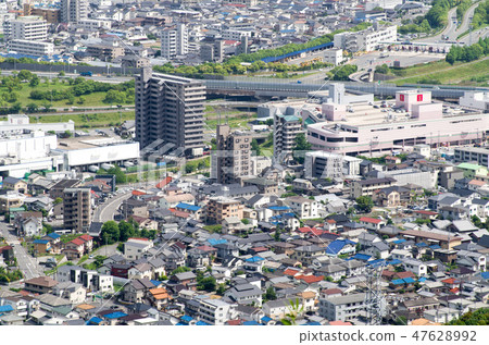 View from Hiroshima city from Mt. 47628992