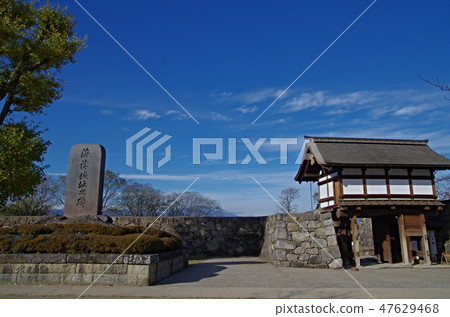 Scenery of Matsushiro castle Scenery of Matsushiro castle 47629468