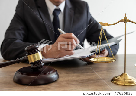 Legal law, advice and justice concept, counselor lawyer or notar Legal law, advice and justice concept, counselor lawyer or notar 47630933