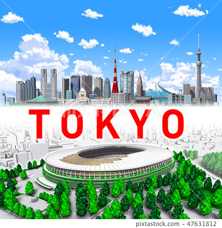 New National Stadium + New Tokyo New National Stadium + New Tokyo 47631812