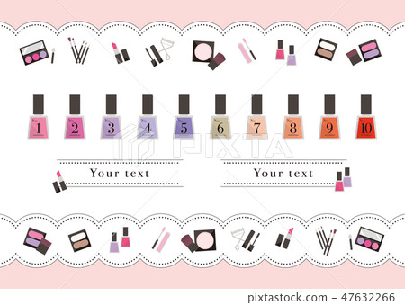 作為修指甲瓶的化妝品款待 47632266