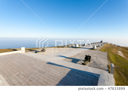 Italian alps landmark. First world war memorial 47633899