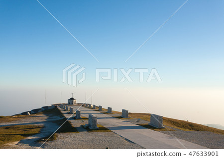 Italian alps landmark. First world war memorial Italian alps landmark. First world war memorial 47633901