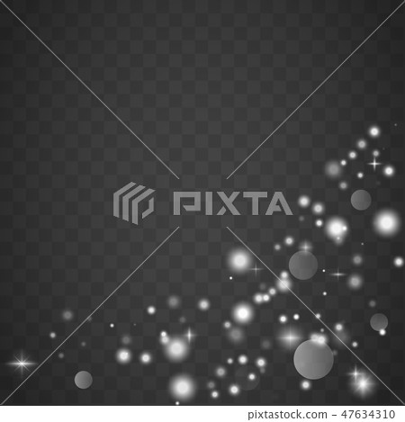 Glow light effect. Sparkle dust. Glow light effect. Sparkle dust. 47634310