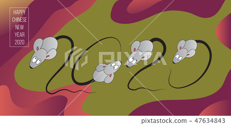 Chinese new year 2020, the year of the Rat Chinese new year 2020, the year of the Rat 47634843