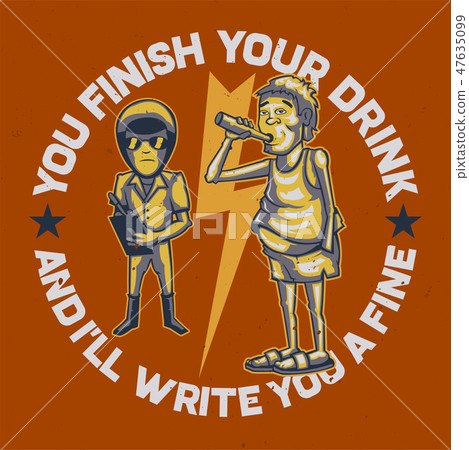 T-shirt or poster design. 47635099