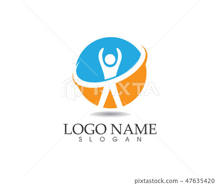 Healthy Life Logo template vector icon 47635420