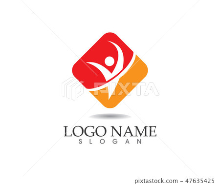 Healthy Life Logo template vector icon 47635425