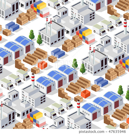 Perspective panorama of the landscape Perspective panorama of the landscape 47635946