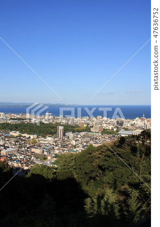 Beppu city distant view as seen from the viewpoint of lactiteness 47636752