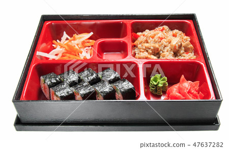 Bento lunch in the box. Bento lunch in the box. 47637282