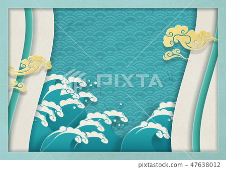 背景材料 - 日式 - 日本紙 - 工藝 - 分層 47638012