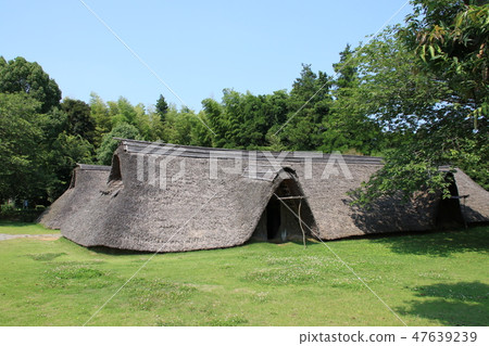 Building of an old private house on the hill of Hitachi Fudoki 47639239
