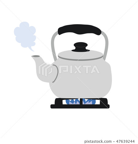 Kettle hot water illustrations 47639244