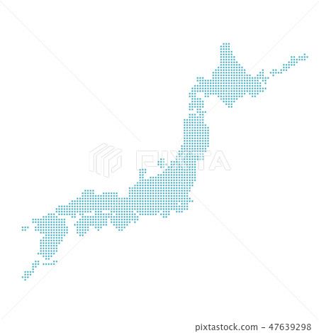 Japan map Japanese illustration vector Japan map Japanese illustration vector 47639298