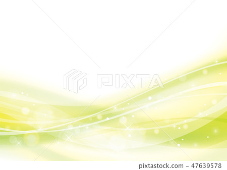 平滑波背景黃綠色 47639578