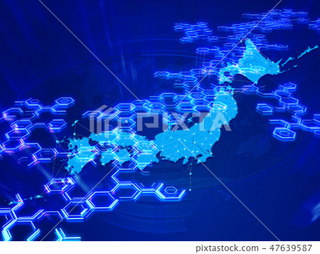 Internet communication cloud Japan GPS Internet 47639587