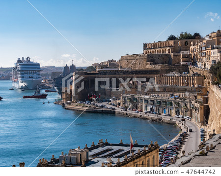 Malta Island World Heritage Town Valletta Walled City Cruising 47644742