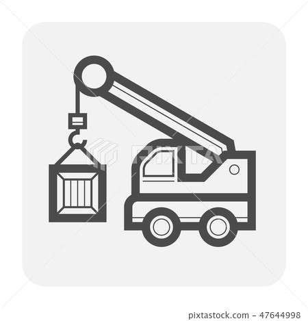 crane icon black 47644998