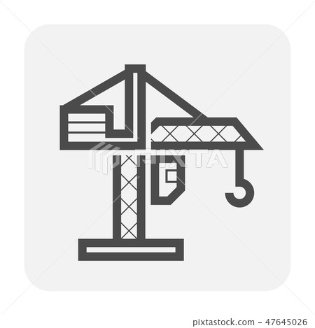 crane icon black crane icon black 47645026