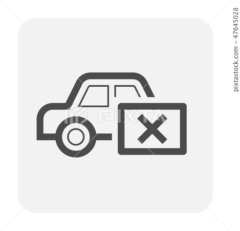 car test icon car test icon 47645028