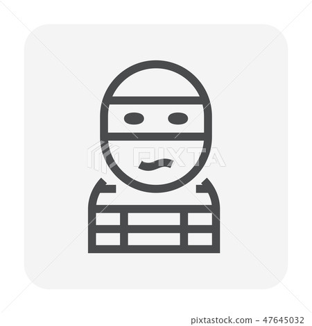prisoner icon black prisoner icon black 47645032