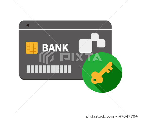 現金卡信用卡CARD銀行圖標 47647704