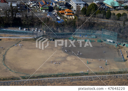 Grass baseball Grass baseball 47648220