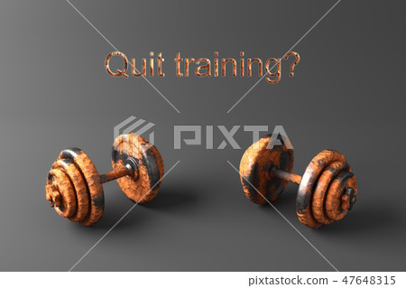 3d Illustration Of Bodybuilding Equipment And Dumbbells On A