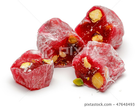 Turkish delight with pistachio Turkish delight with pistachio 47648493