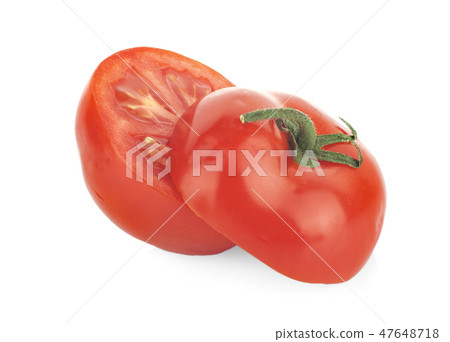 tomato isolated on white background 47648718