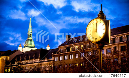 old town part in Bratislava, Slovakia 47649337