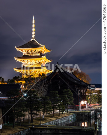 京都東寺五層塔 47649569