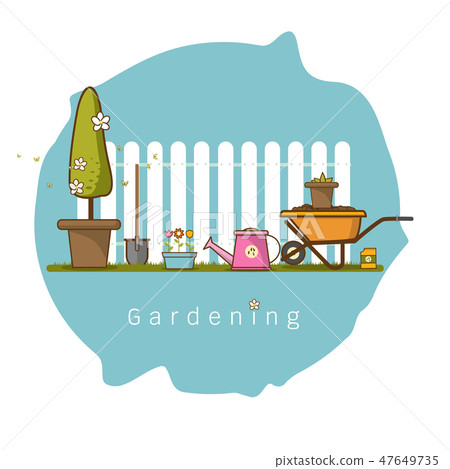 Concept of gardening Vector illustration 47649735