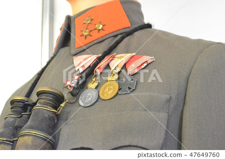 Military uniform and medal 47649760
