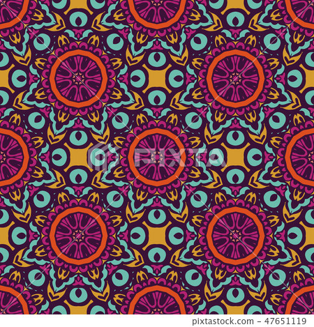 Abstract geometric ethnic seamless pattern - Stock Illustration ...