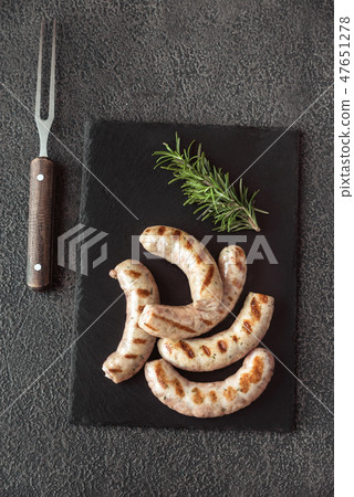 Grilled sausages with rosemary Grilled sausages with rosemary 47651278