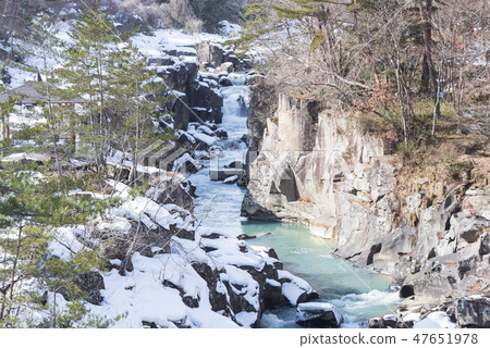 Winter Seimei River Stream River Water Snow 47651978