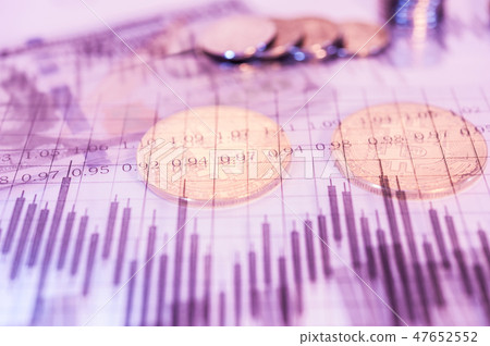 Economy trends virtual digital currency abstract background. 47652552
