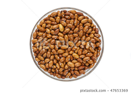 raw brown beans isolated raw brown beans isolated 47653369