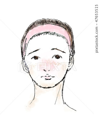 Freckle rough skin 47653515
