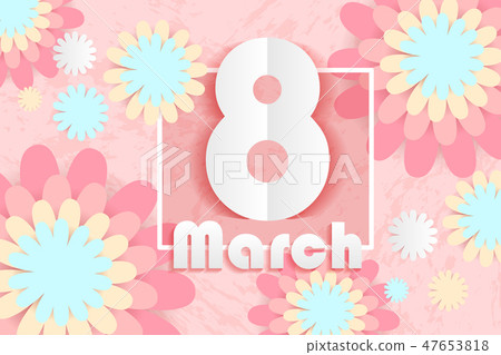 cartoon happy womans day 47653818