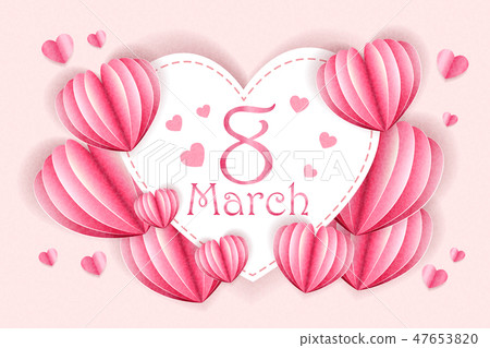 cartoon happy womans day 47653820