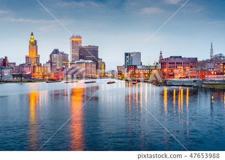 Providence, Rhode Island downtown cityscape Providence, Rhode Island downtown cityscape 47653988