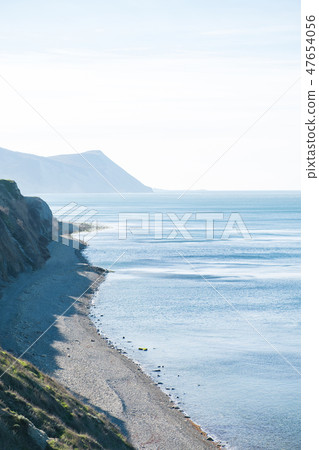Beautiful view black sea coast in Anapa 47654056