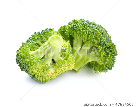 Two pieces of broccoli Two pieces of broccoli 47654505