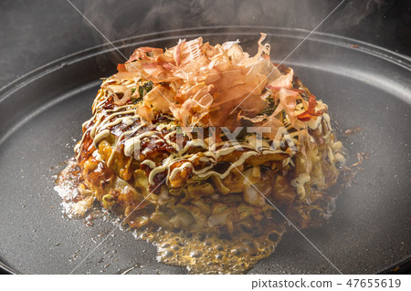 Okonomiyaki Japanese Traditional Pizza Okonomiyaki 47655619