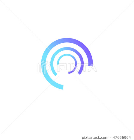 Sonar search icon. Loading system. Vector illustration. Radar abstract icon symbol vector 47656964